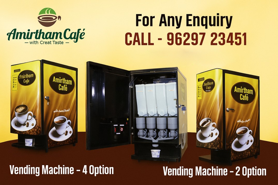 Coffee Tea Vending Machine Manufacturers in Coimbatore
